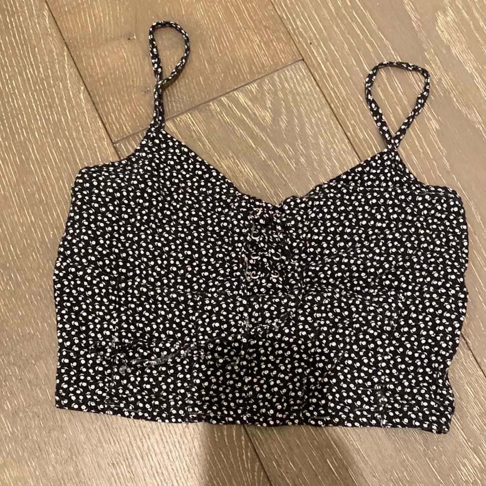 La hearts tank top; size S;